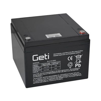 Baterie olověná 12V 28Ah GETI