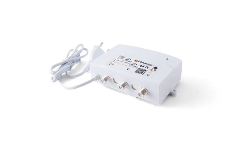 Anténní zesilovač domovní Johansson 7722L2 VHF-UHF, 2x výstup, filtr 5G LTE