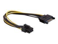 Elektrický kabel - SATA napájení (M) do 6 pin PCIe power (M) - 21 cm