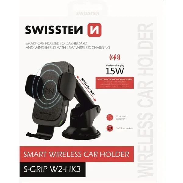 Sw car holder wireless charger s-grip W2-HK3