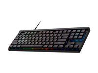 Logitech G G515 RAPID - Klávesnice - nízkoprofilový, analogový - TKL - podsvícení - USB - QWERTZ - ceská - cerná