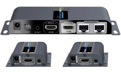 PremiumCord HDMI 1-2 splitter+extender po CAT6/6a/