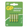 Baterie AAA (R03) Zn-Cl GP Greencell 4 ks / blister