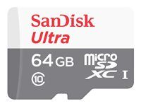 Paměťová karta flash (adaptér microSDXC na SD zahrnuto) - 64 GB - UHS-I / Class10 - microSDXC UHS-I