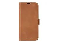 Pouzdro s klopou pro mobilní telefon - kůže full-grain - bronz - pro Apple iPhone 16 Pro Max
