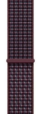 Watch Acc/46/Burgundy Plaid Sport Loop