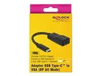 Nástroj pro převod videa - Chrontel CH7212 - USB-C - VGA - černá - maloobchod