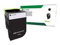 Černá - originální - kazeta s barvivem LCCP, LRP - pro Lexmark CS317dn, CS417dn, CS517de, CX317dn, CX417de