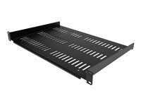 1U Network Rack Shelf - Police skříně - černá - 1U - 19"