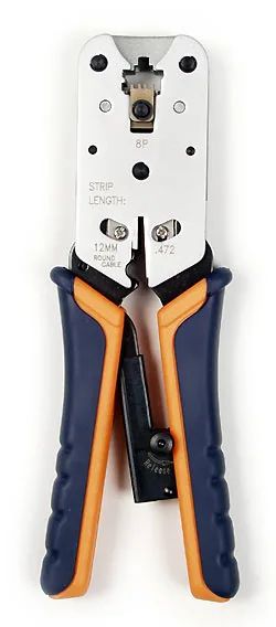 W-Star Krimpovací kleště RJ45 WS2182R s ráčnou přímé, ořezávač izolace