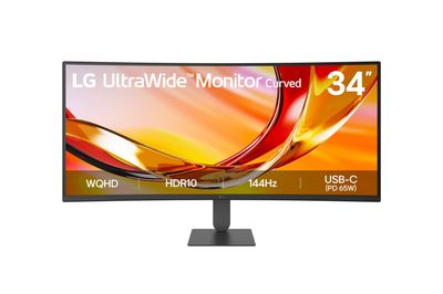 LG UltraWide/34U640B-B/34''/VA/UWQHD/144Hz/5ms/Čierna/2R