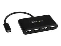 USB-C to 4x USB-A Hub Adapter - Mini USB 2.0 Hub - Bus-powered USB Type-C Port Expander (ST4200MINIC) - Rozbočovač - 4 x USB 2.0 - desktop