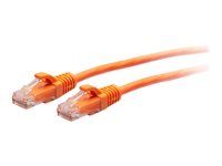 Orange - Patch kabel - RJ-45 (M) do RJ-45 (M) - 1.52 m - 4.8 mm - UTP - CAT 6a - lisovaný, provedení bez hrbolků - oranžová