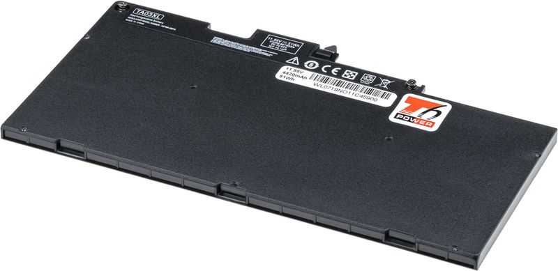 Baterie T6 Power pro HP EliteBook 745 G4, 755 G4, 840 G4, 848 G4, 850 G4, 4420mAh, 51Wh, 3cell
