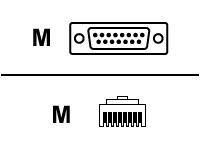 Cisco - Kabel ISDN PRI - 15 pin D-Sub (DB-15) (M) do RJ-45 (M) - 3 m - pro Cisco 4000, 7000