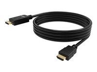 Kabel adaptéru - DisplayPort s piny (male) do HDMI s piny (male) - 1 m - černá - podporuje 4K