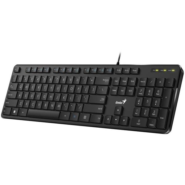 GENIUS Slimstar M200, USB klávesnice CZ/SK, černá