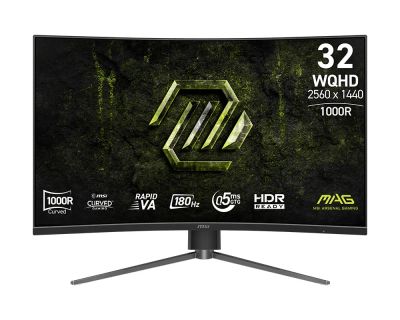 MSI MAG/325CQPF E18/31,5''/VA/QHD/180Hz/0,5ms/Čierna/3R