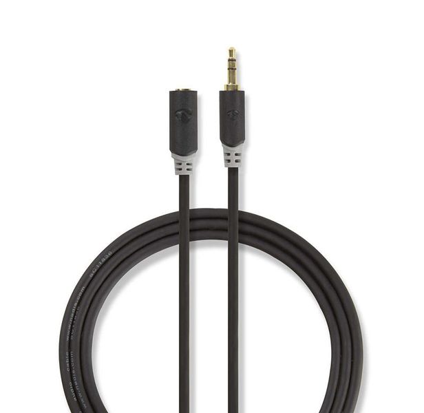 Kabel Jack 3,5mm konektor/Jack 3,5mm zásuvka 5m NEDIS CABW22050AT50