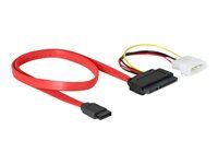 Kabel SATA - Serial ATA 150/300 - 4 pinové interní napájení, SATA do SATA combo (F) - 50 cm