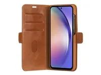 Pouzdro s klopou pro mobilní telefon - kůže full-grain - bronz - pro Samsung Galaxy A54