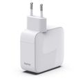 HAMA GaN, Rychlonabíječka, 2x USB-C PD/QC 30W