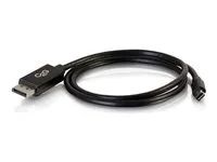 C2G - Kabel DisplayPort - Mini DisplayPort (M) do DisplayPort (M) - DisplayPort 1.2 - 30 V - 1.8 m - podpora 4K30Hz (4096 x 2160) - cerná