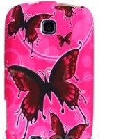 OEM Ochranný kryt pro Pink Butterfly na Samsung Ga