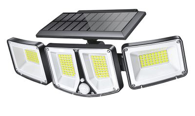 Venkovní solární LED světlo s pohybovým senzorem VIKING S180/1200lm/2200mAh/3 režimy/IP65