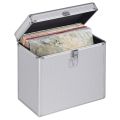 HAMA Hard case, kufřík na 50ks desek, stříbrný