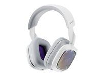 For Xbox - náhlavní souprava - plná velikost - Bluetooth / LIGHTSPEED - bezdrátový, kabelové - USB-A přes adaptér Bluetooth, 3.5 mm jack - bílá