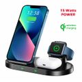 SWISSTEN WIRELESS NABÍJAČKA 3v1 STAND ČIERNA