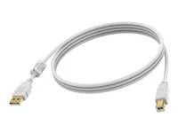 Kabel USB - USB typ B (M) do USB (M) - USB 2.0 - 2 m - bílá