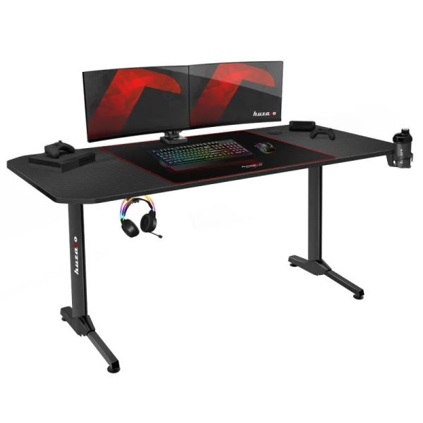 HUZARO Hero 4.7 Black 160cm herní stůl