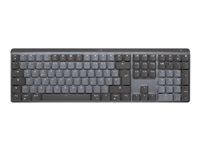 Klávesnice - podsvícená - bezdrátový - Bluetooth LE - QWERTY - US mezinárodní - klávesový spínač: Clicky - grafit