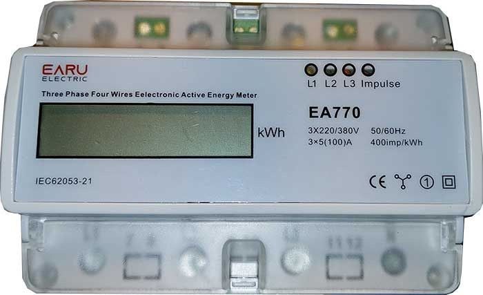 3F měřák na DIN lištu EA770