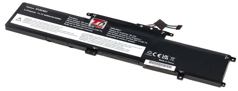 Baterie T6 Power pro Lenovo ThinkPad L380, L390, S2 Yoga, 4050mAh, 45Wh, 3cell, Li-Pol
