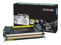 Žlutá - originální - kazeta s barvivem LCCP, LRP - pro Lexmark X746de, X748de, X748de LDS, X748de Statoil, X748dte