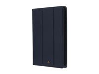 Pouzdro s klopou pro tablet - plně zrnitá kůže s jemnou strukturou - modrá pacifik - pro Apple 10.2-inch iPad (9. generace)
