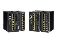 Network Essentials - přepínač - řízený - 10 x 10/100/1000 + 2 x SFP - lze montovat na konzolu DIN - DC power