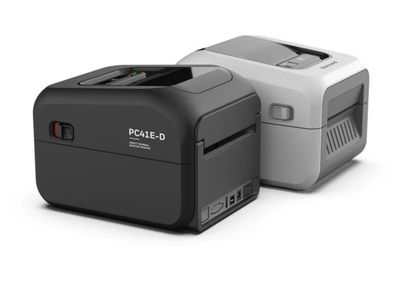 PC41E-D, Direct thermal, 203dpi, black