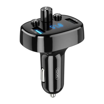 XO vysílač FM BCC02 Bluetooth MP3 autonabíječka 15W černá