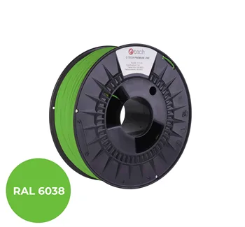 Filament C-TECH PREMIUM LINE, TPU 90A, flexibilní, luminiscenční zelená, RAL6038, 1,75mm, 1kg