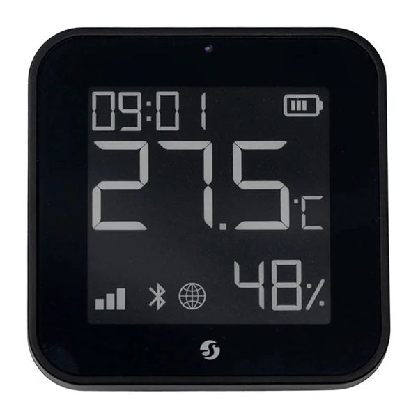 Inteligentní senzor teploty a vlhkosti SHELLY ZB Black ZigBee