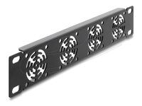 Delock 10  1U Rack Cover for 4 fans 40 x