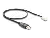 Delock - Napájecí kabel vetráku - USB (M) do 3 pinový konektor ventilátoru (M) - 5 V - 50 cm