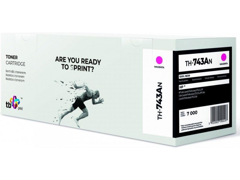 Toner TB kompat. s HP CLJ CP5225, Magenta