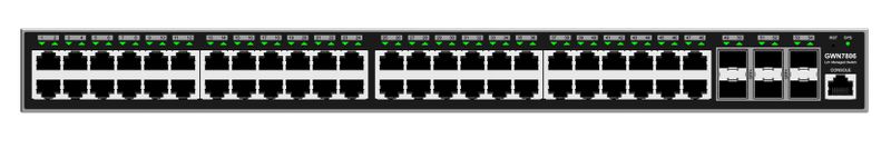 Grandstream GWN7806 Layer 2+ Managed Network Switch, 48 portů / 6 SFP+