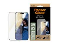 PanzerGlass ochranné sklo EyeCare Apple iPhone 16 Pro s instalačním rámečkem (anti-odleskové, anti-bluelight filtr)