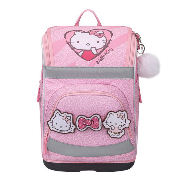 Školní taška BAAGL Zippy Plus Hello Kitty Sweet Leopard